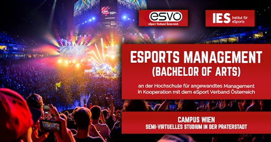 Studienprogramm "eSports Management" startet in Wien.