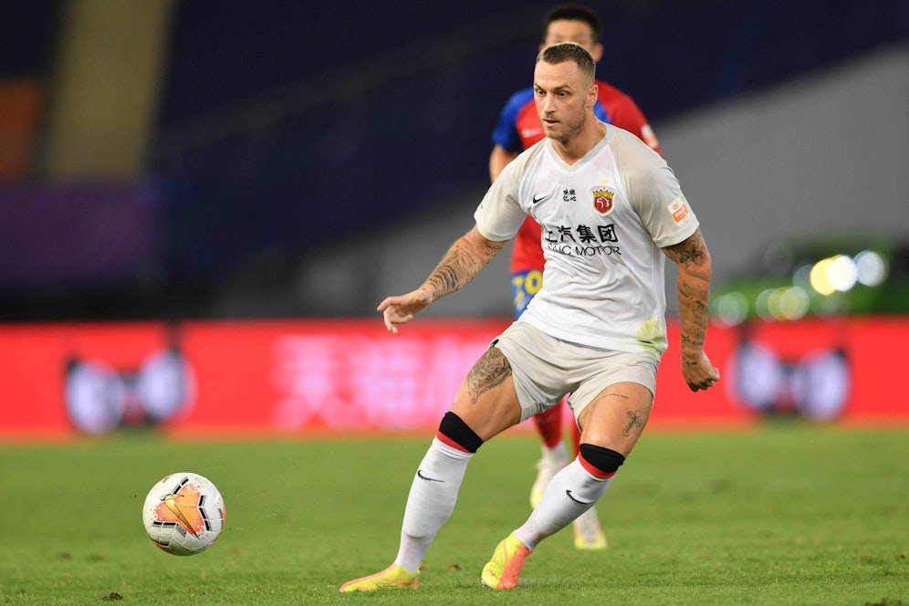 Marko Arnautovic gelingt für Shanghai der dritte Saisontreffer. 