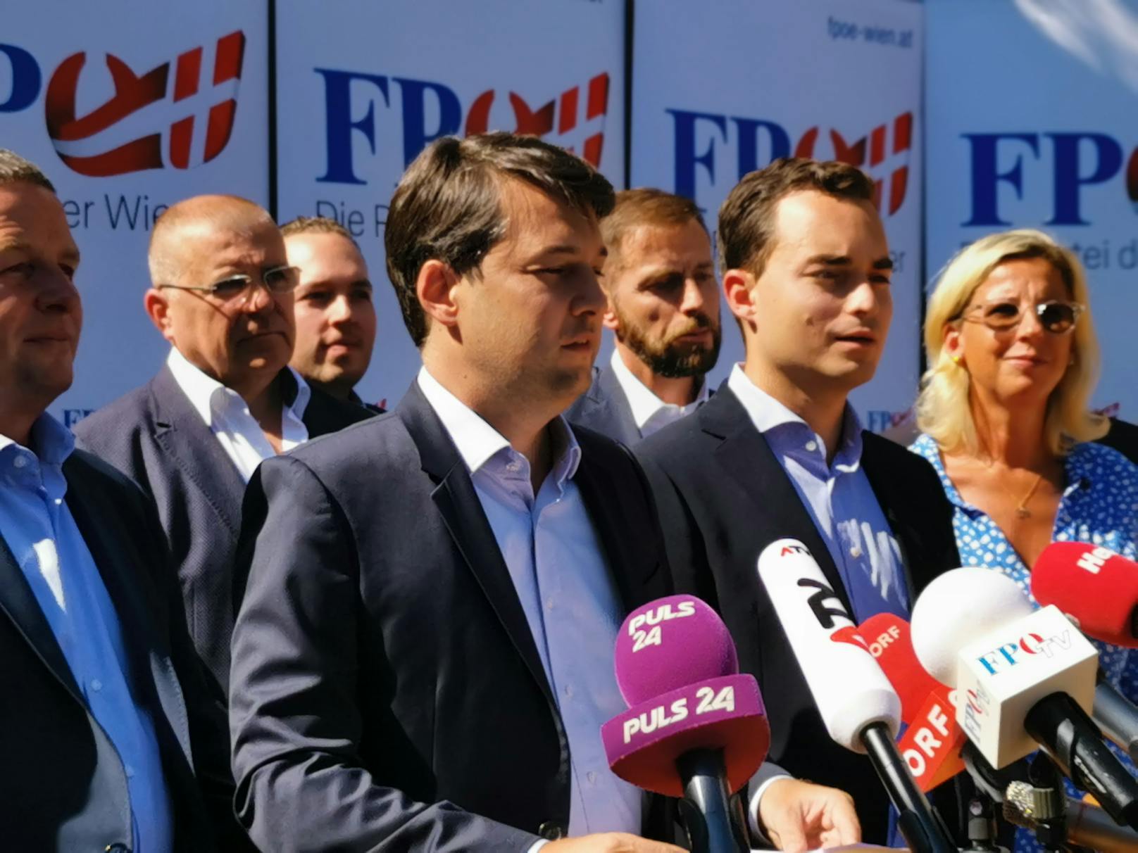 FP Wien stellt ihre Kandidaten für Wien-Wahl vor (12. August 2020)