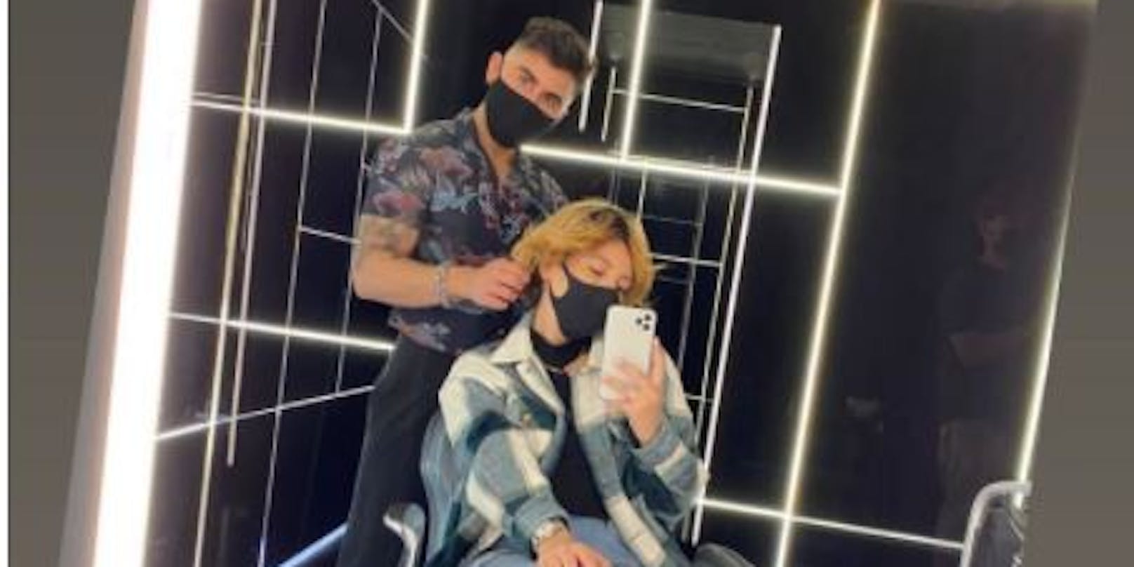 Ihren Friseurbesuch hält <strong>Dagi Bee</strong> für Instagram fest. Was ihre Millionen Follower wohl zu ihrer neuen Frisur sagen werden?