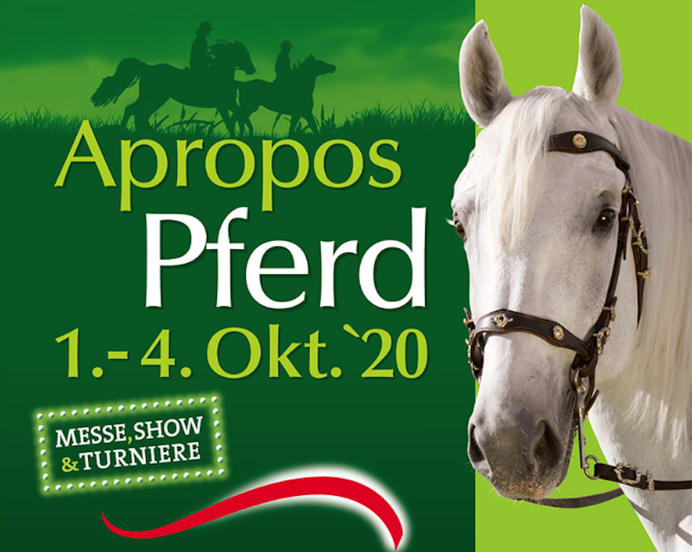 Das Plakat zur geplanten Pferdemesse.