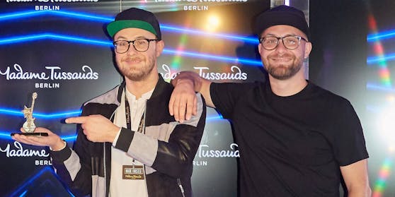 Im Berliner "Madame Tussaud's" steht jetzt eine Wachsfigur von Sänger Mark Forster: Aber wer ist wer?
