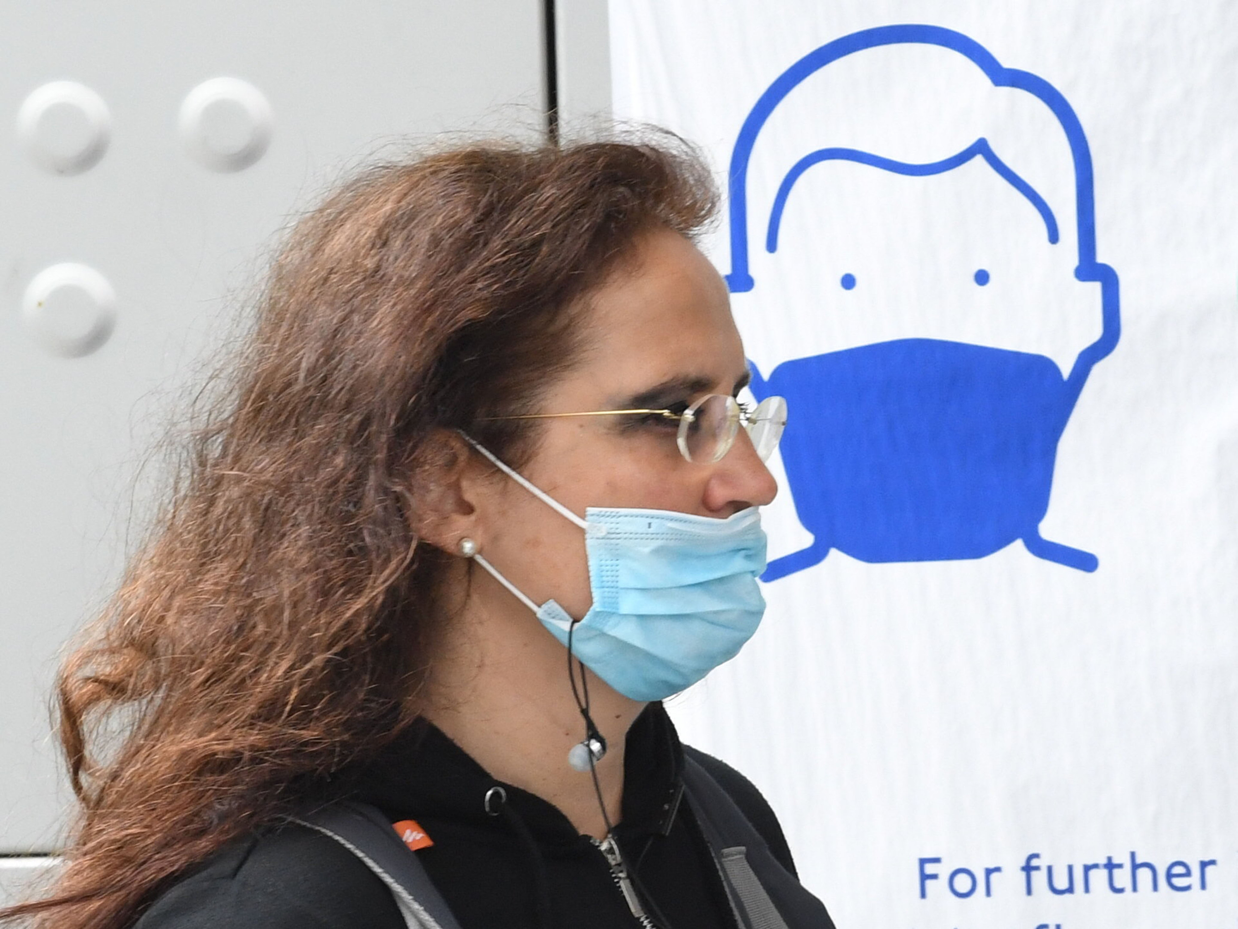 Eine Maske will richtig getragen werden.