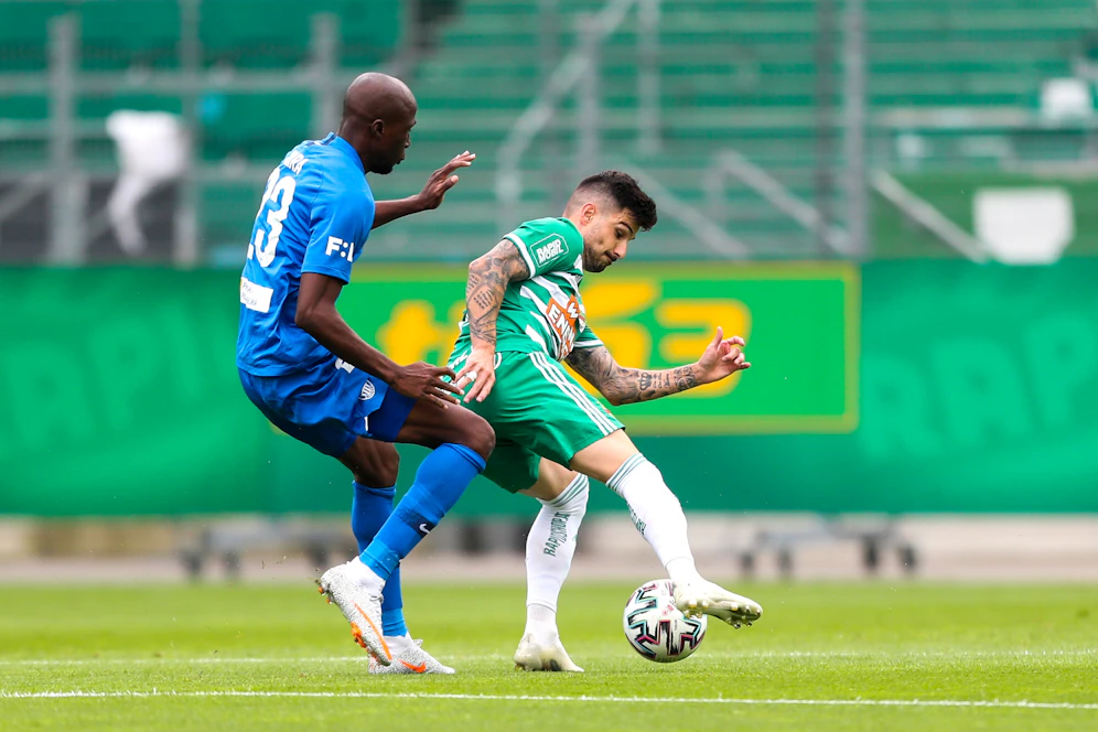 Taxi Fountas gegen Slovan Liberec.