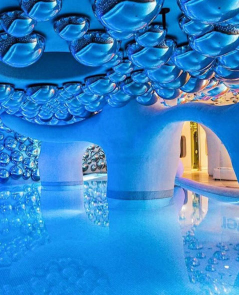 Der Pool im Boscolo Hotel in Mailand