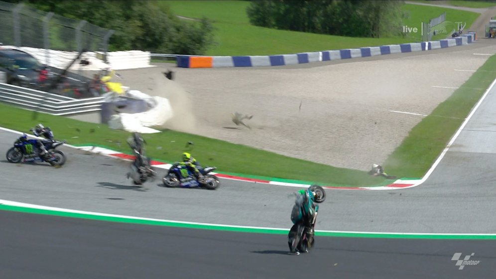 Furchtbarer Unfall in Spielberg