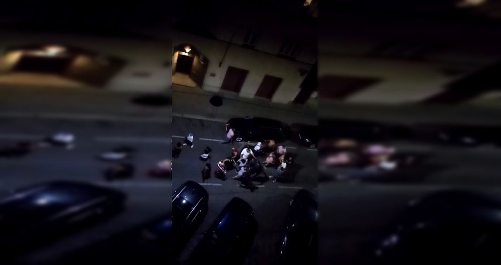 Massenschlägerei in  Wien