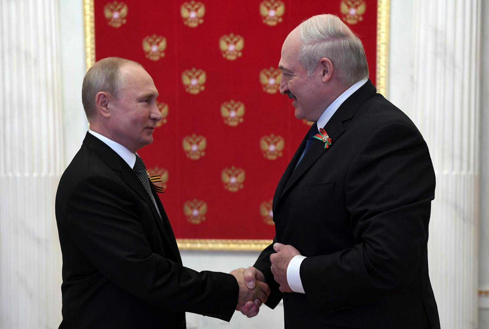 Wladimir Putin und Alexander Lukaschenko.