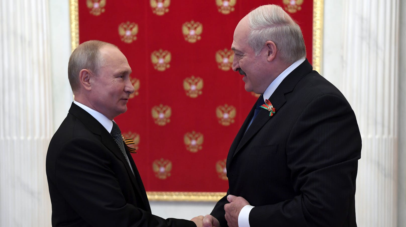 Wladimir Putin und Alexander Lukaschenko.