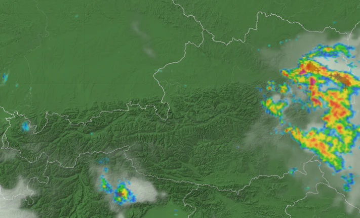 Unwetterradar 16. August