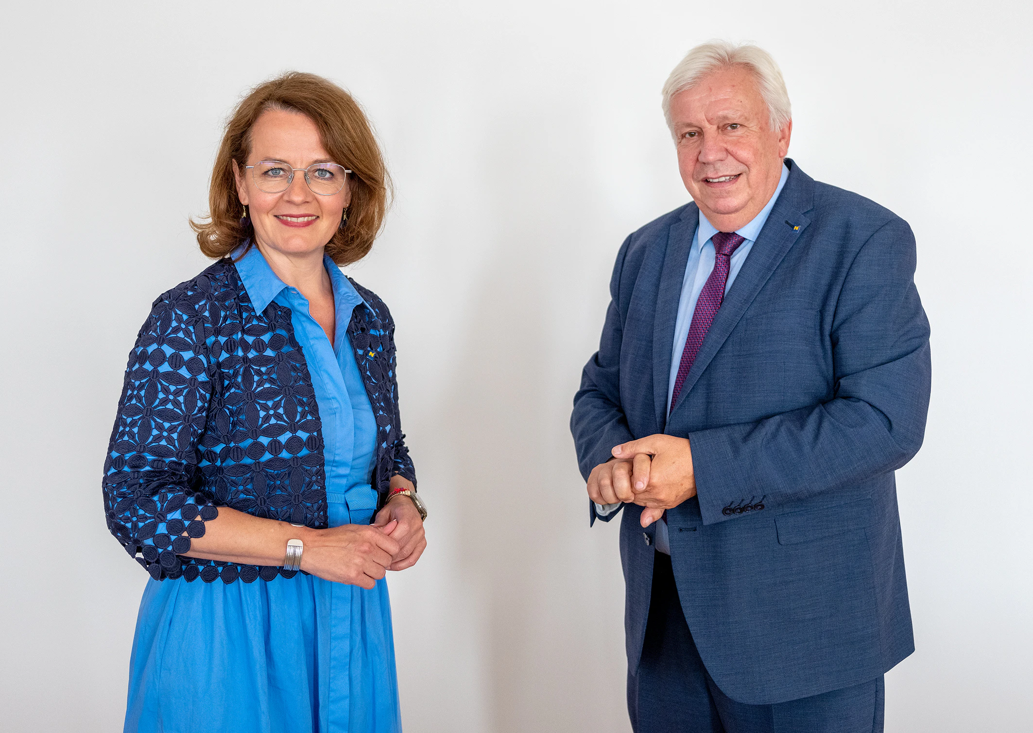 Bildungs-Landesrätin Christiane Teschl-Hofmeister und Bildungsdirektor Johann Heuras