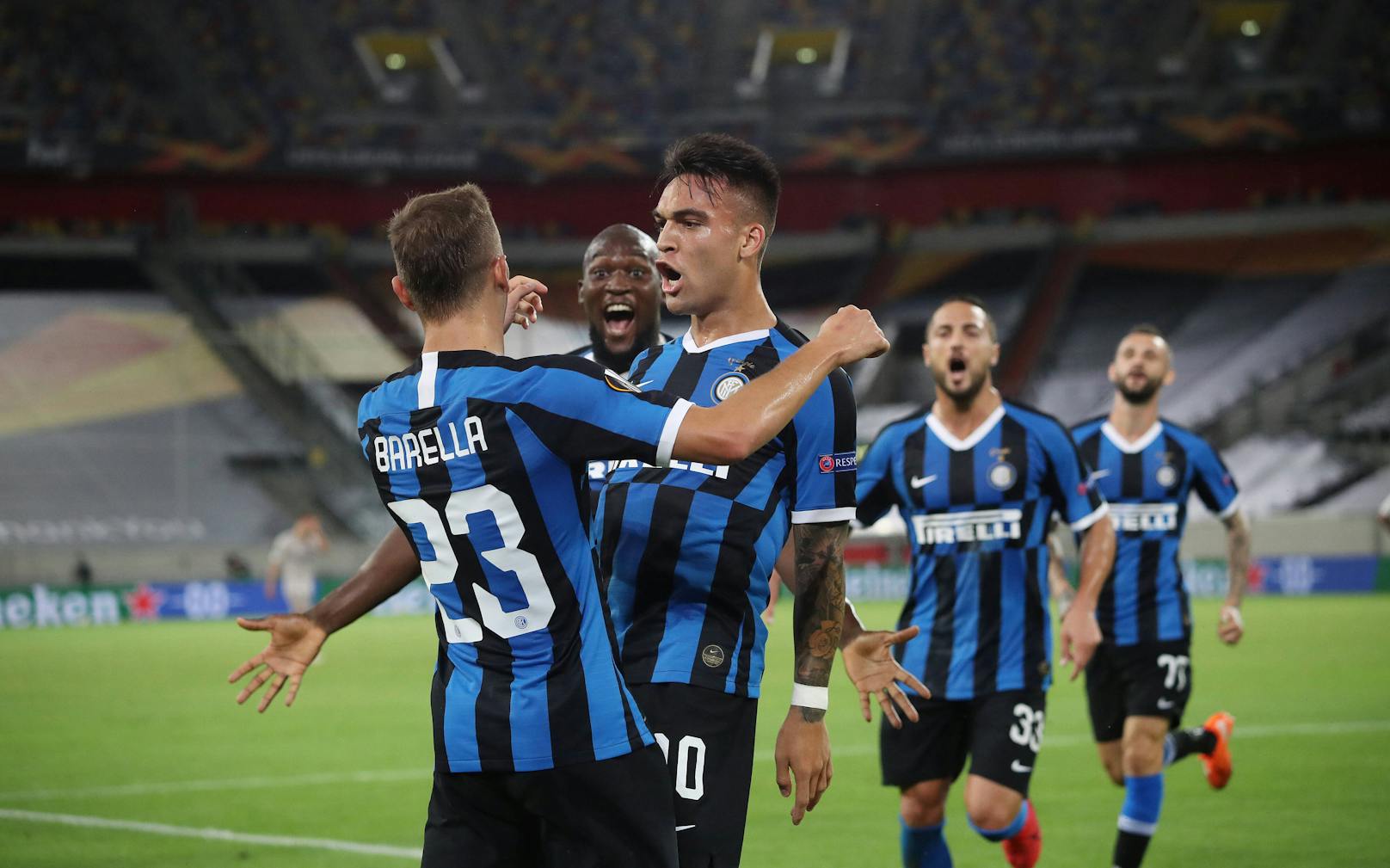 Inter jubelt über den Finaleinzug in der Europa League