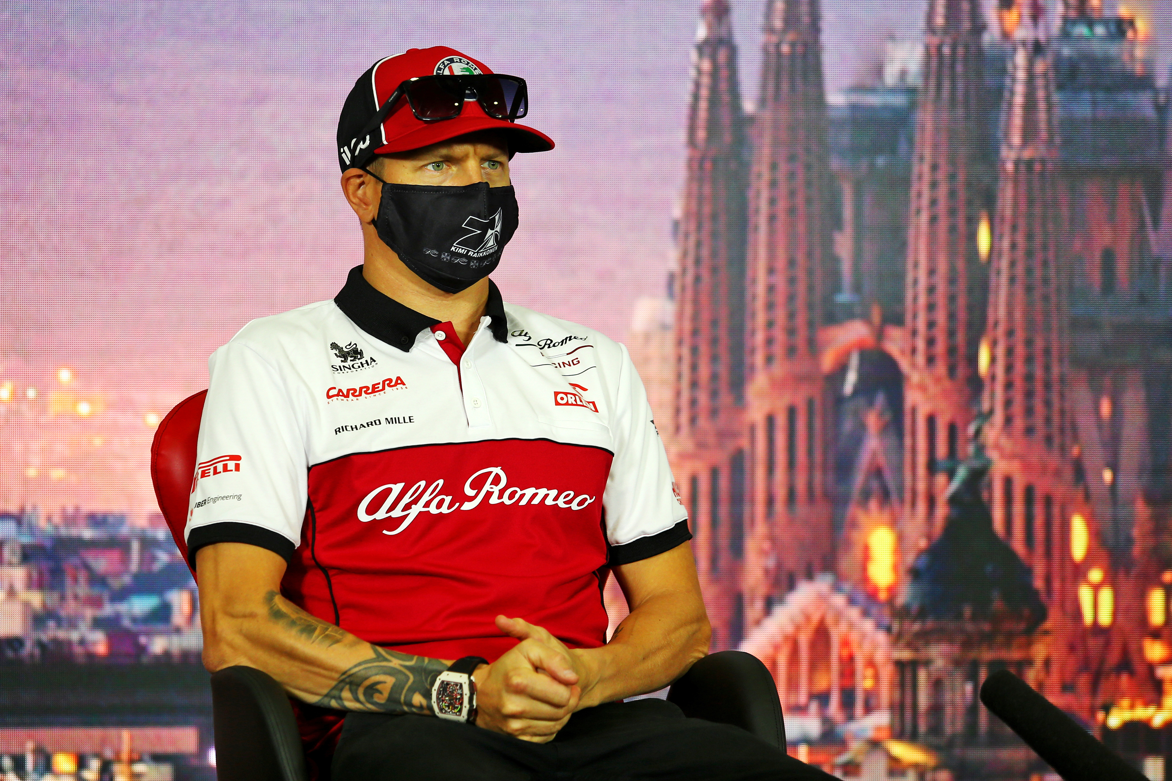 Kimi Räikkönen verzieht - wie gewohnt - keine Miene.