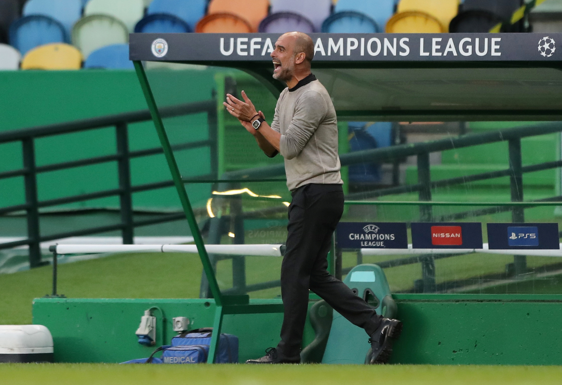 Pep Guardiola trägt eine Dreiviertelmillion ums Handgelenk.