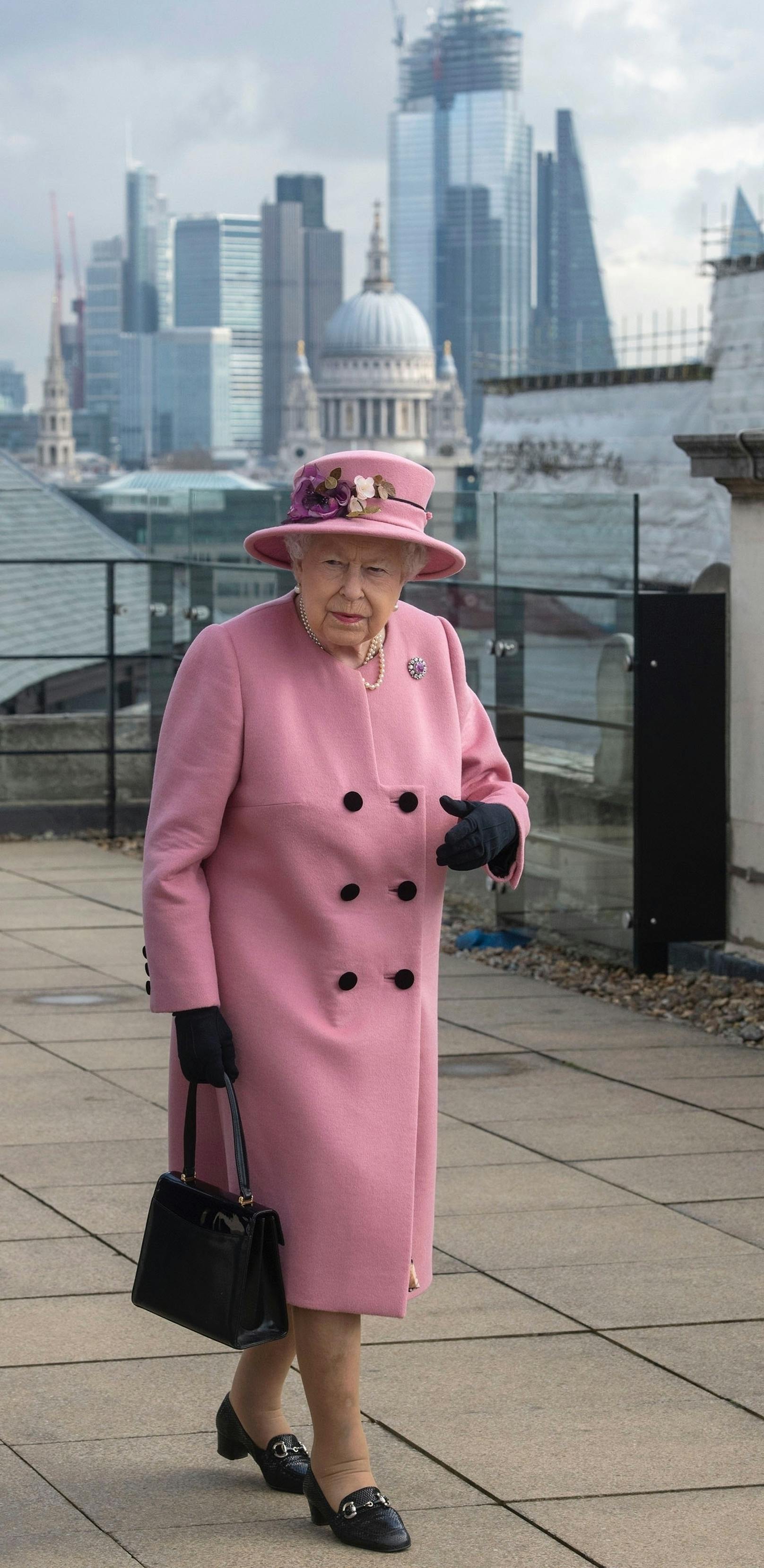 Fesch! Queen Elizabeth II. in Pink.&nbsp;