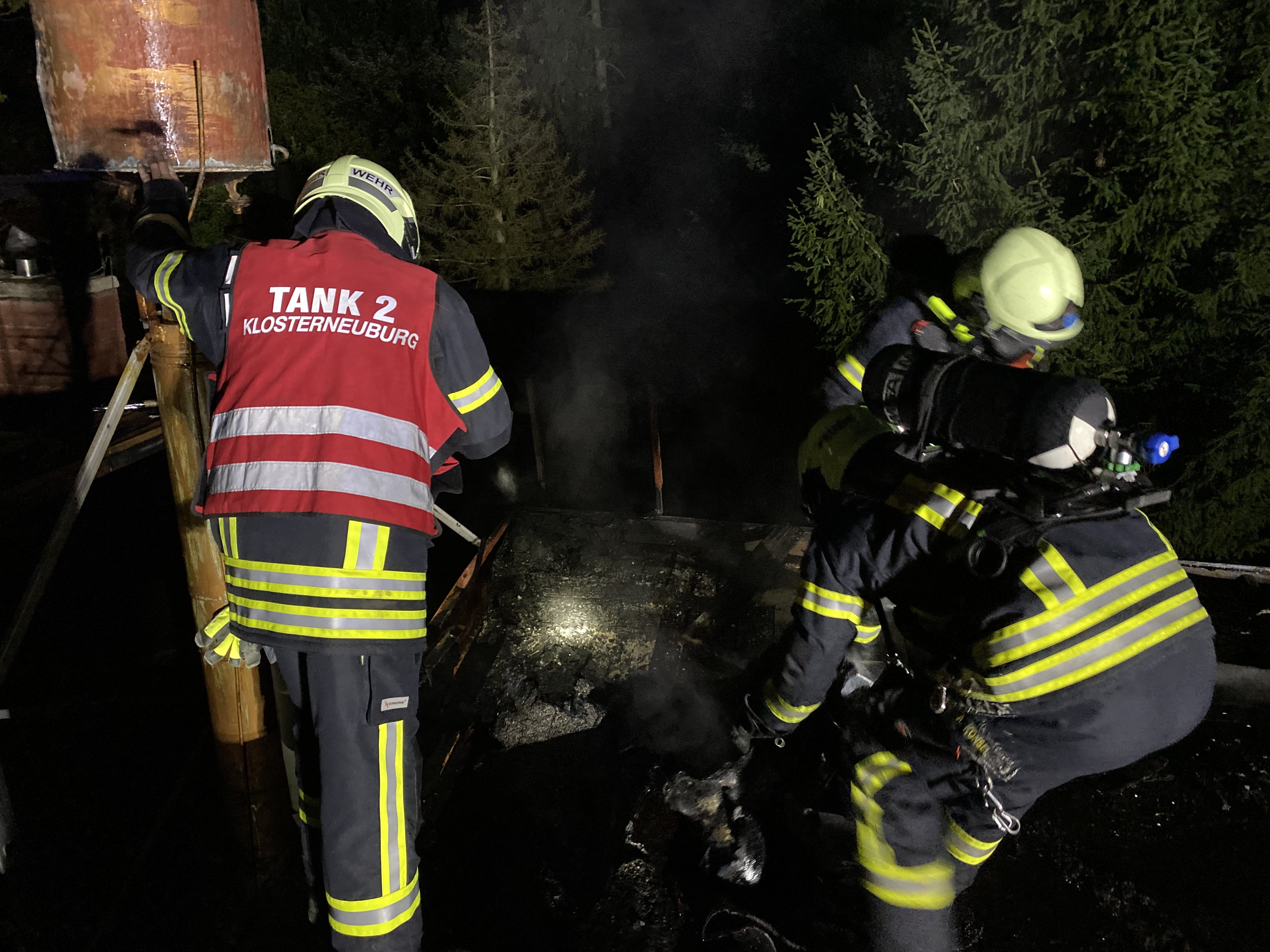 Symbolfoto eines Feuerwehr-Einsatzes in Klosterneuburg.