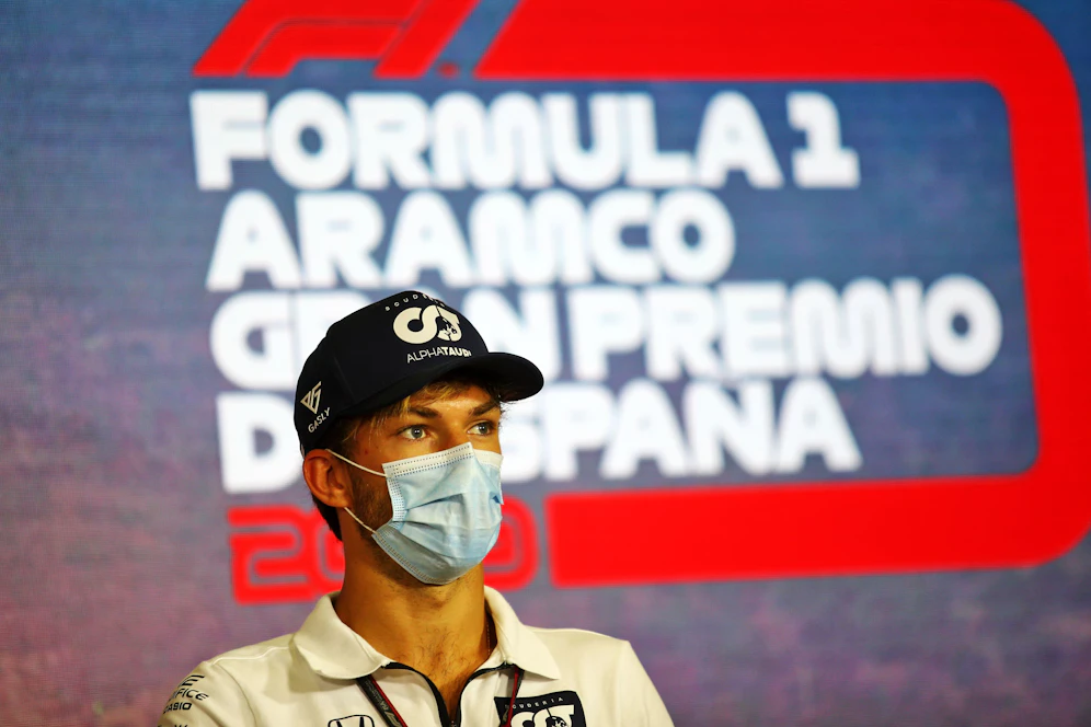 Pierre Gasly bittet nach dem Einbruch um Hilfe.