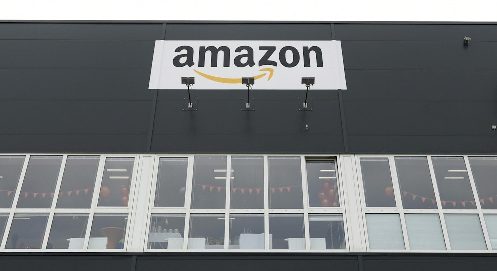 Amazon Verteilzentrum in Großebersdorf aufgenommen am Dienstag, 12. Februar 2019.