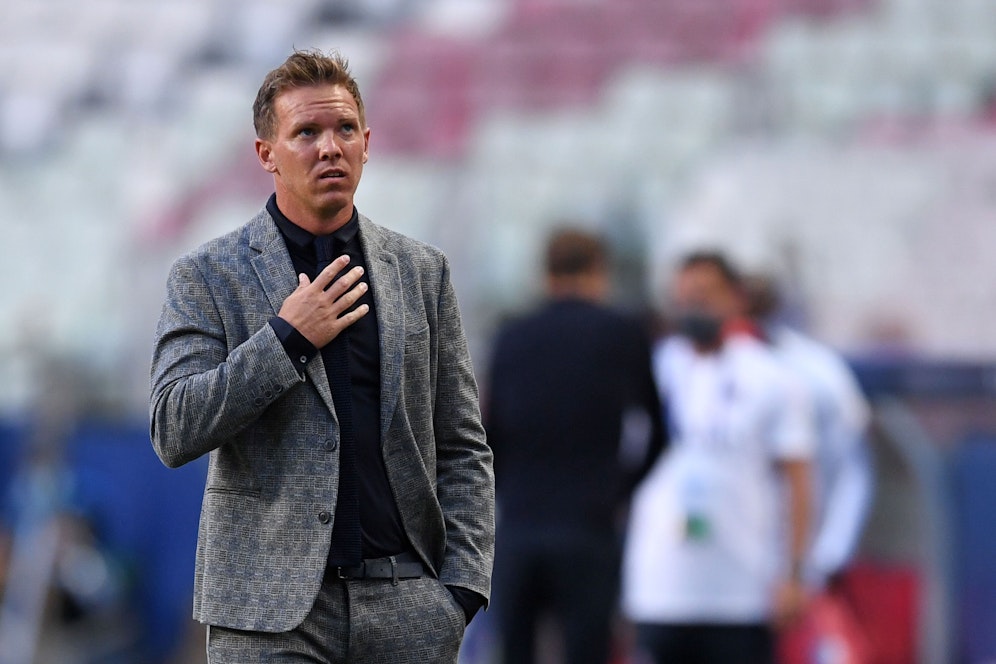 Julian Nagelsmann und sein extravagantes Sakko. 