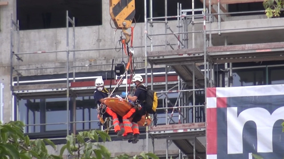 Rettungseinsatz in Wien-Leopoldstadt