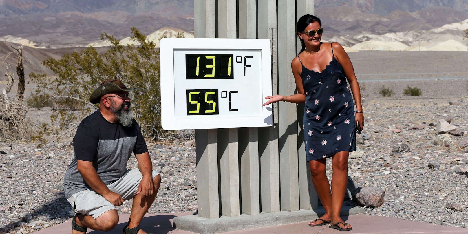 55 Grad: So heiß war es im kalifornischen Death Valley seit 1913 nicht mehr