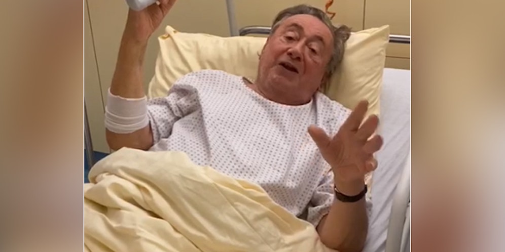 Richard Lugner liegt im Spital.