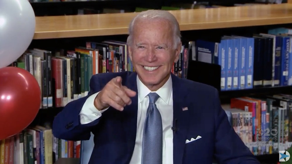 Akzeptiert die Nominierung: Joe Biden.