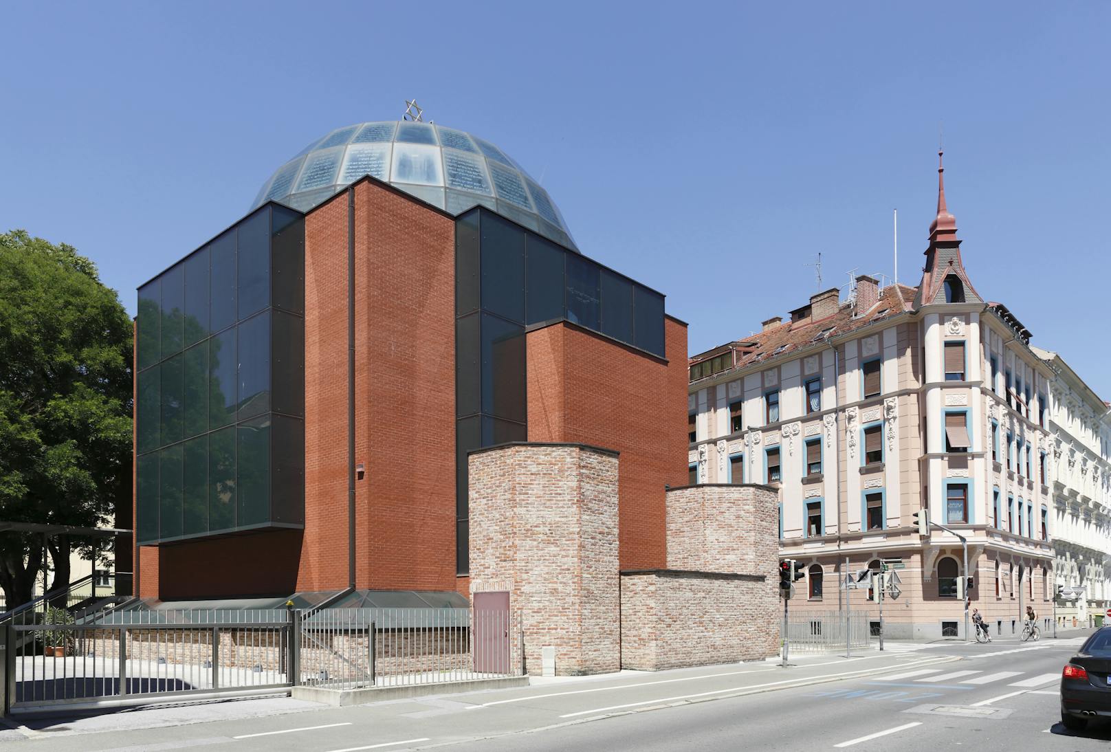 Die neue Synagoge in Graz.