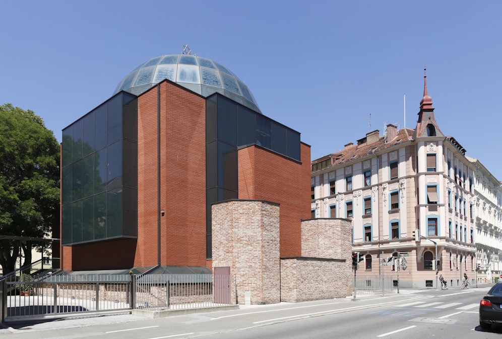 Die neue Synagoge in Graz.