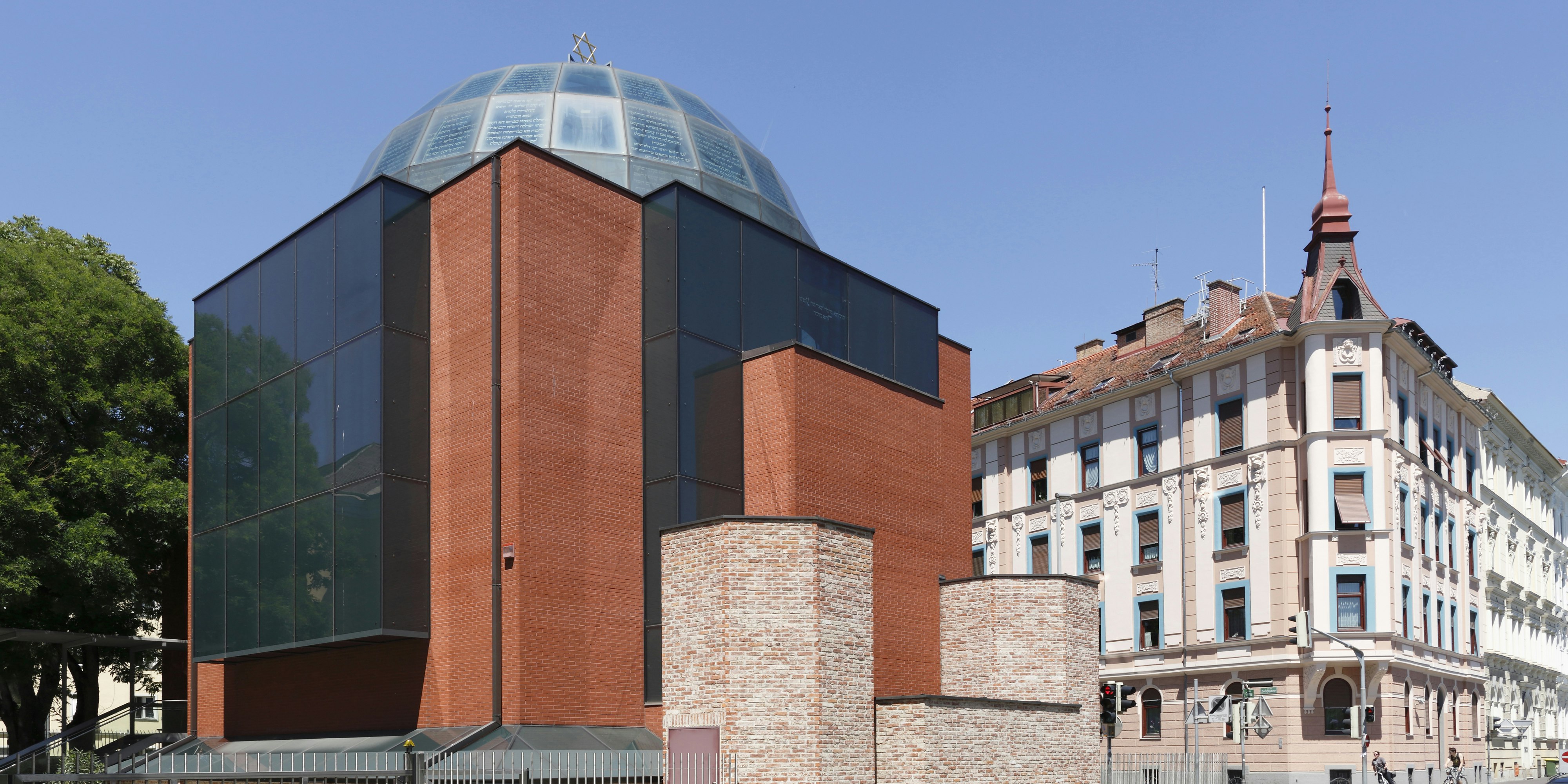 Die neue Synagoge in Graz.