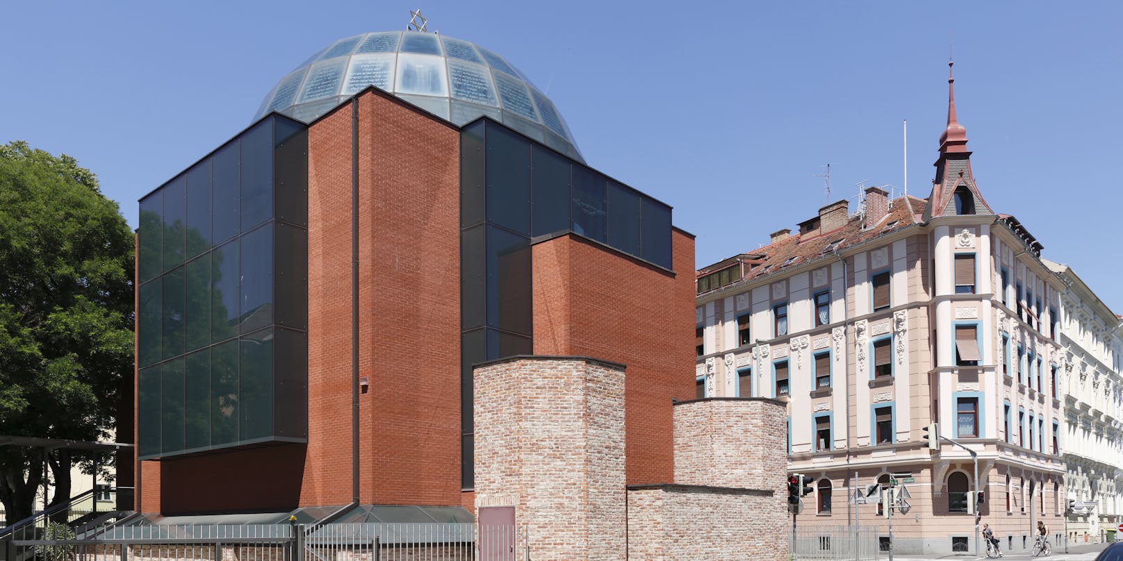 Die neue Synagoge in Graz.