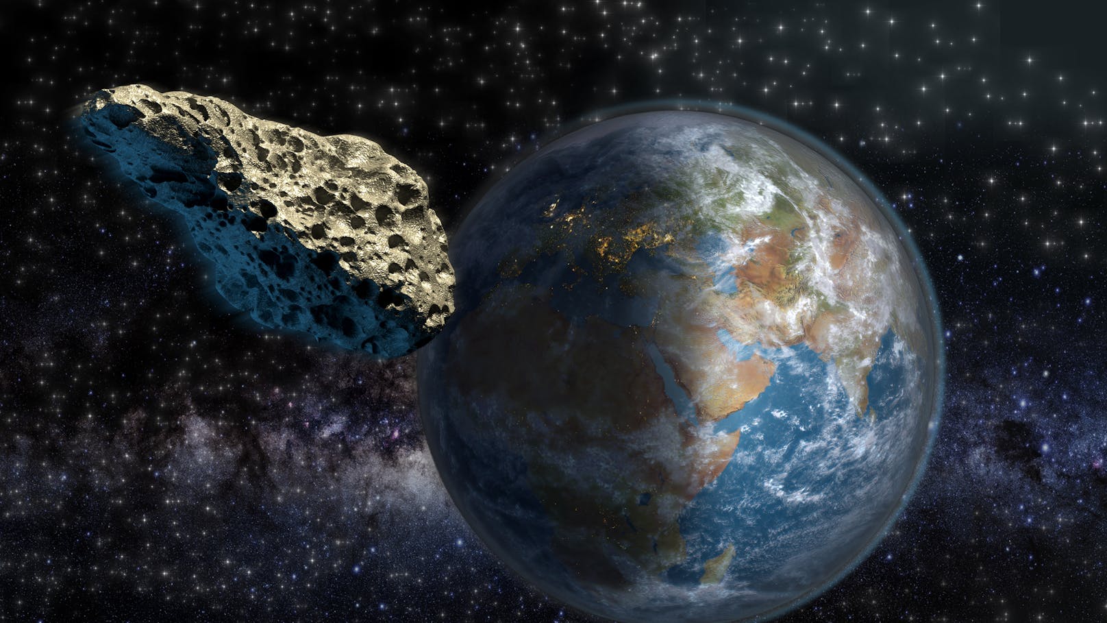 Ein Asteroid 2007 FF1 kommt der Erde am Freitag, dem 1. April,&nbsp;gefährlich nahe. Die&nbsp;NASA stuft ihn als "potenziell gefährlich" ein.