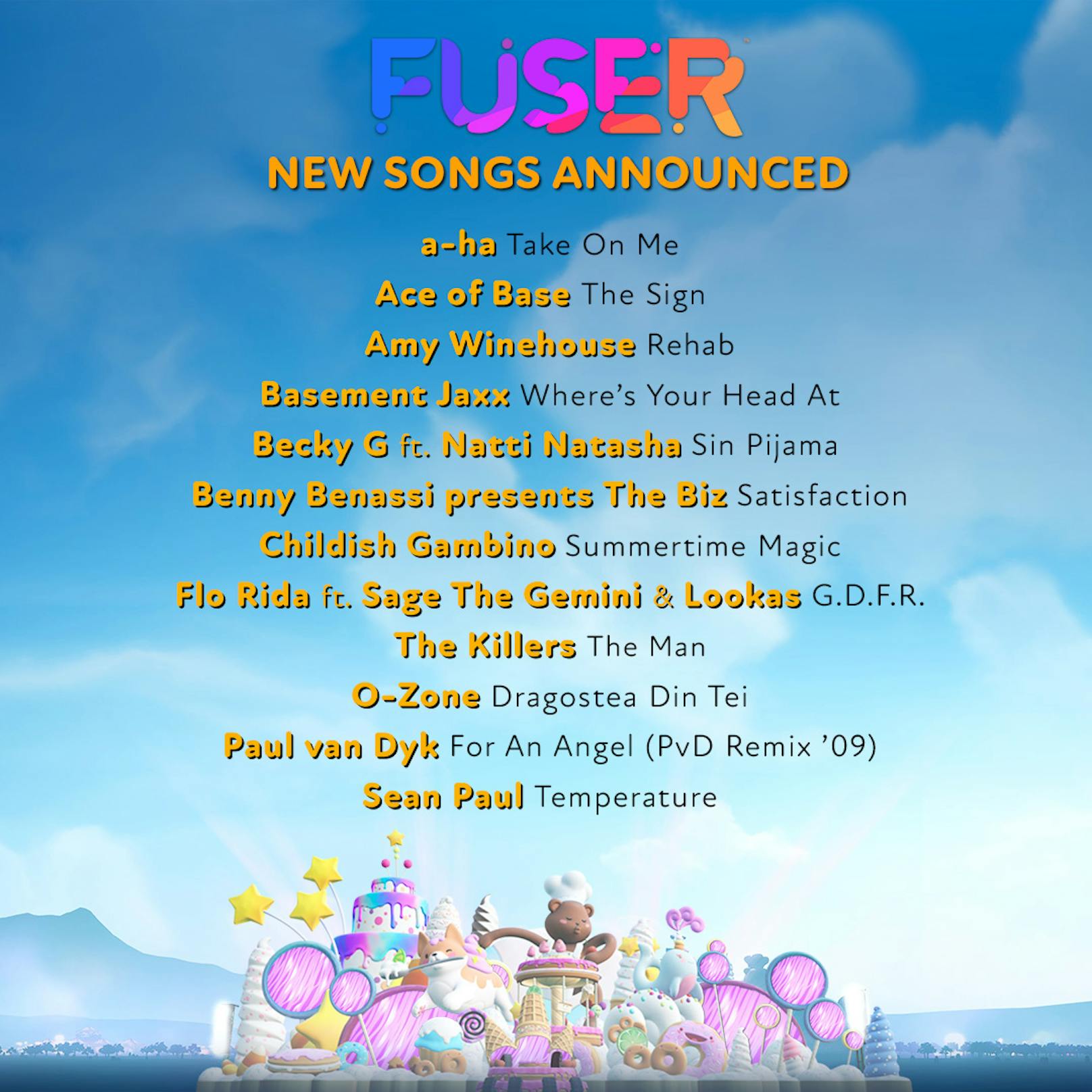 FUSER - 12 weitere Songs für den Soundtrack bestätigt.