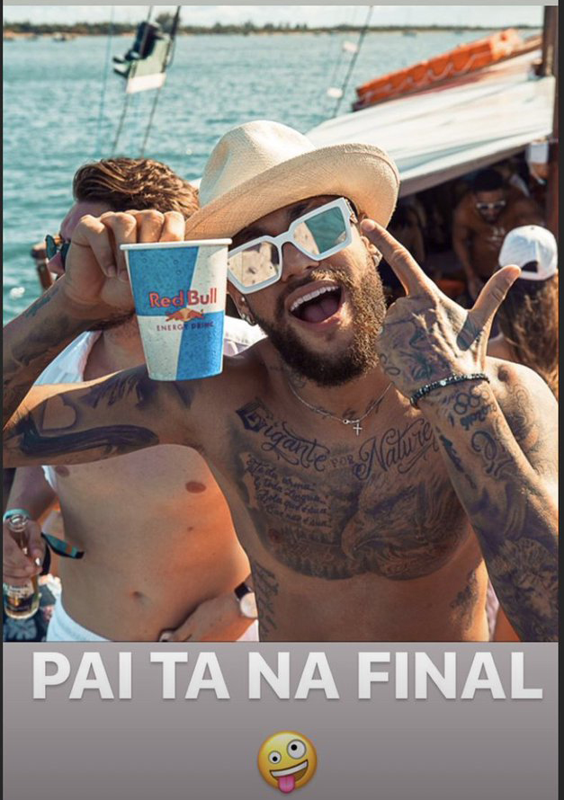 Neymar trollt RB in seiner Instagram-Story.