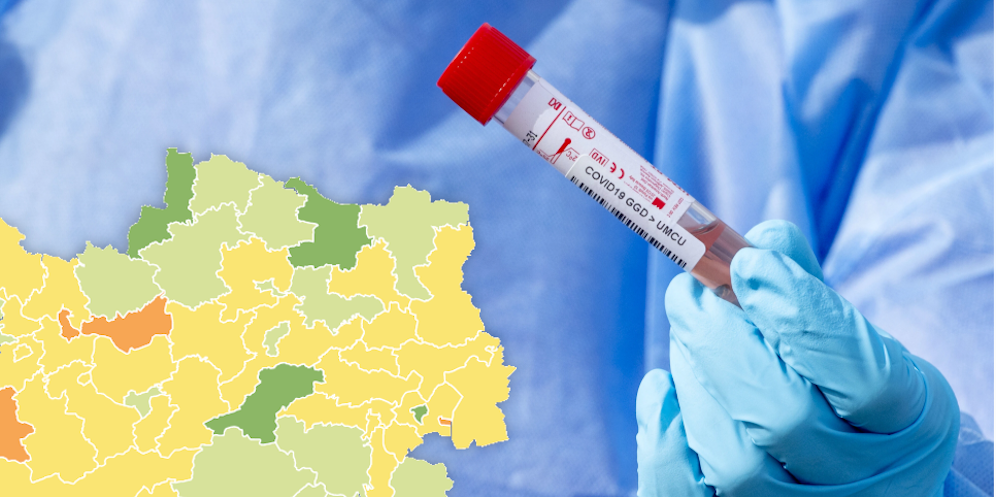 Symbolfoto und die aktuelle NÖ-Karte