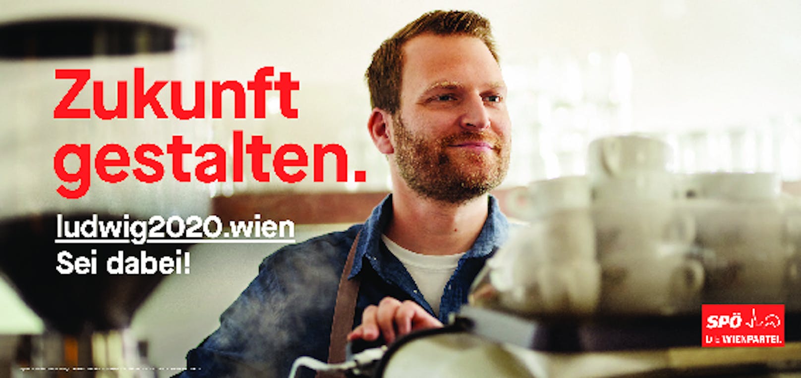 ... und Zukunft. Als "Models" posierten laut SPÖ Wien echte Unterstützer von Bürgermeister Michael Ludwig (SPÖ) für die Plakate.