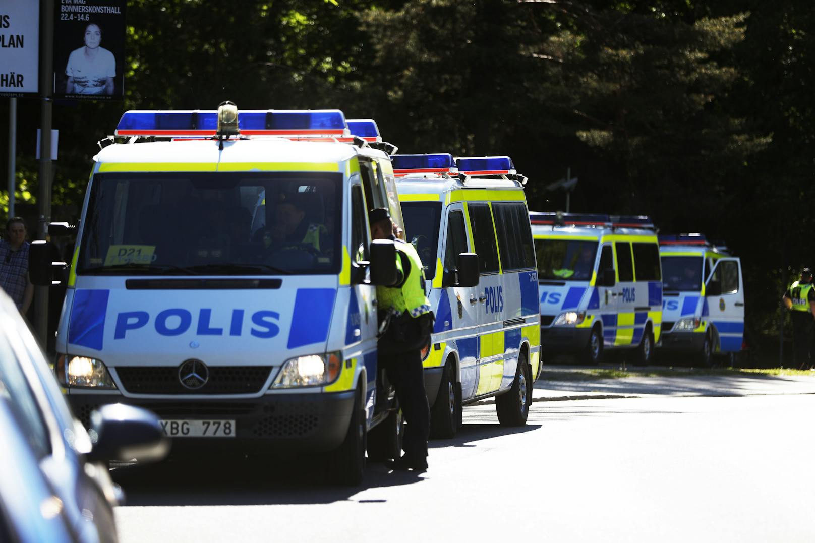 In Schweden wurde eine Jugendliche auf offener Straße erschossen.