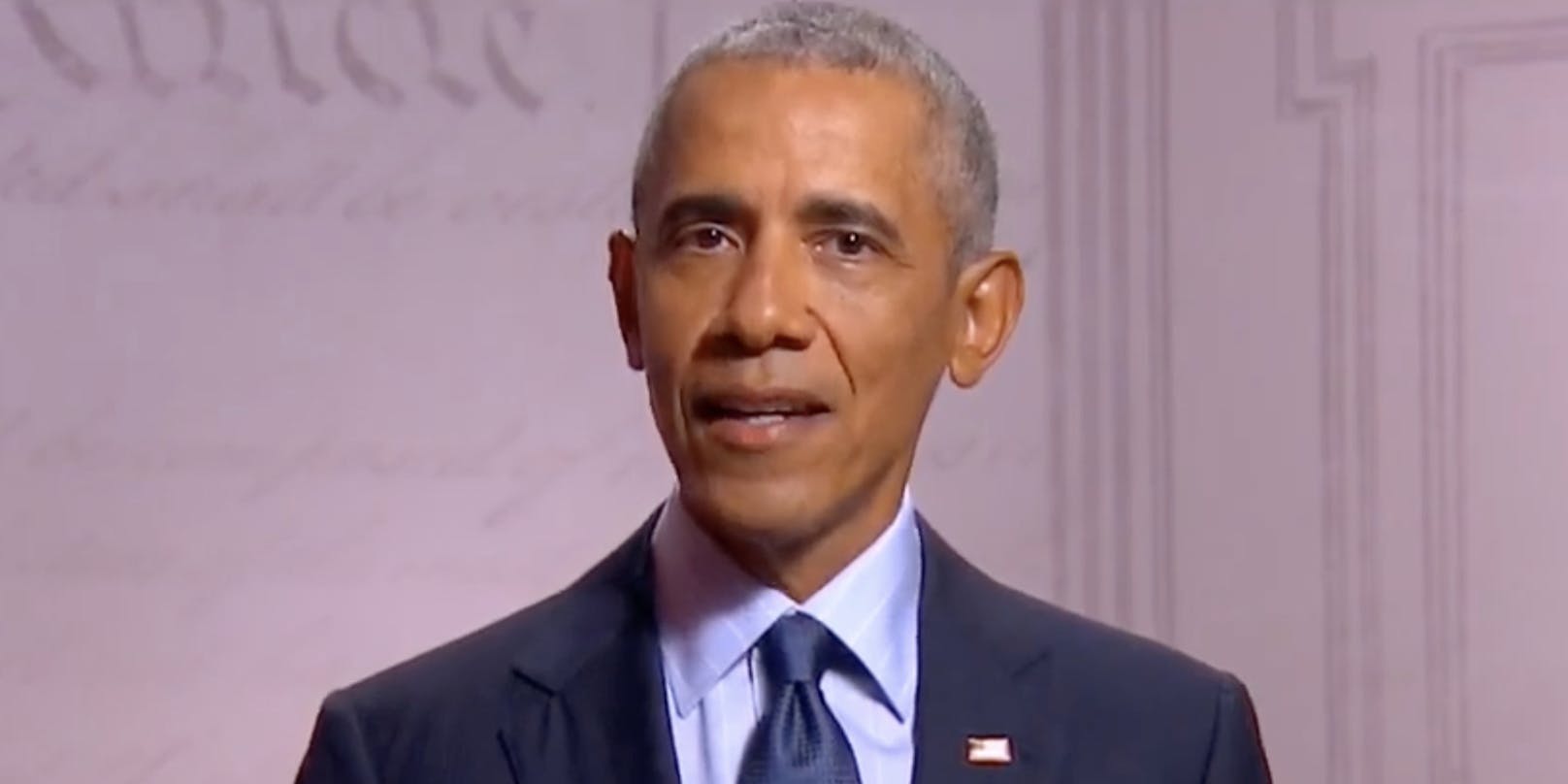 Ex-Präsident Barack Obama sprach am Parteitag der Demokraten.