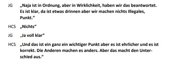 JG (Johann Gudenus) und HCS (Heinz-Christian Strache) im Gespräch