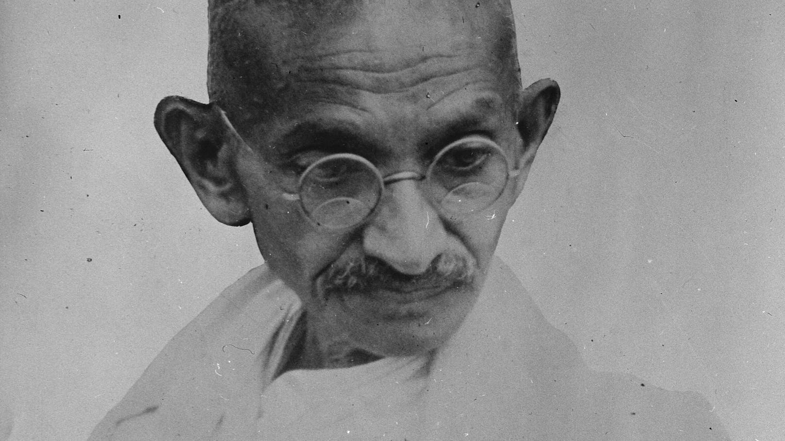 Der indische Nationalheld Mahatma Gandhi.