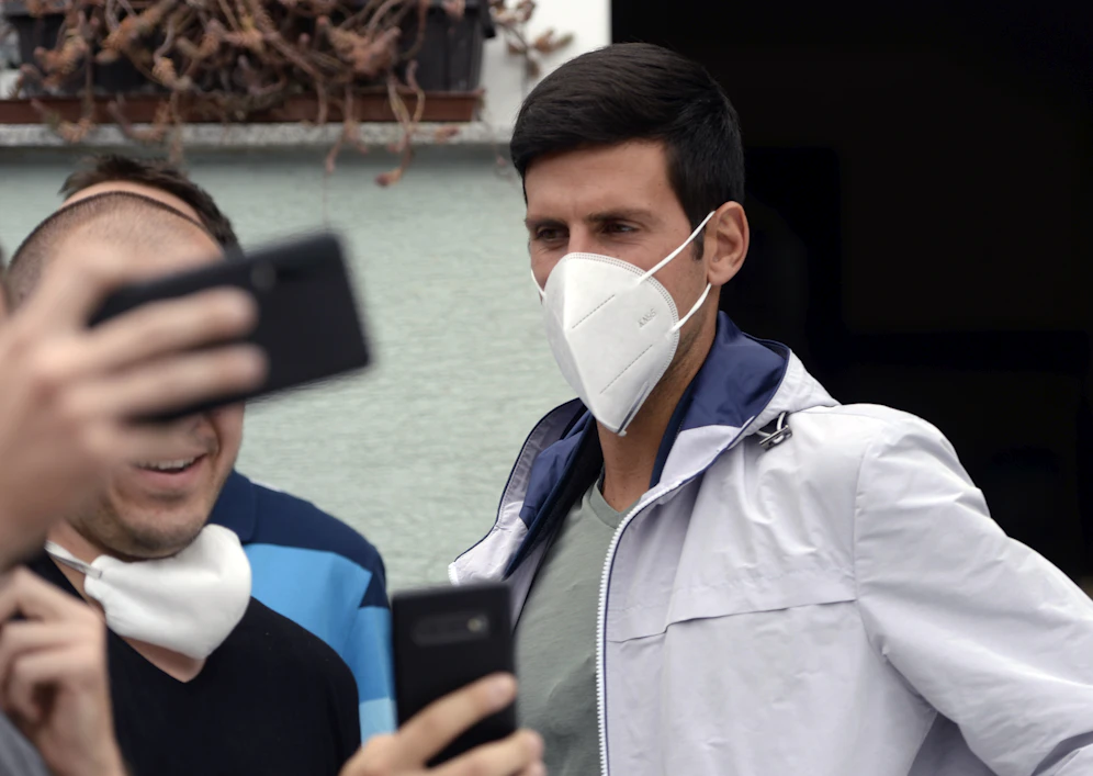 Novak Djokovic kann den Ausschluss zweier Tennis-Asse nicht verstehen. 