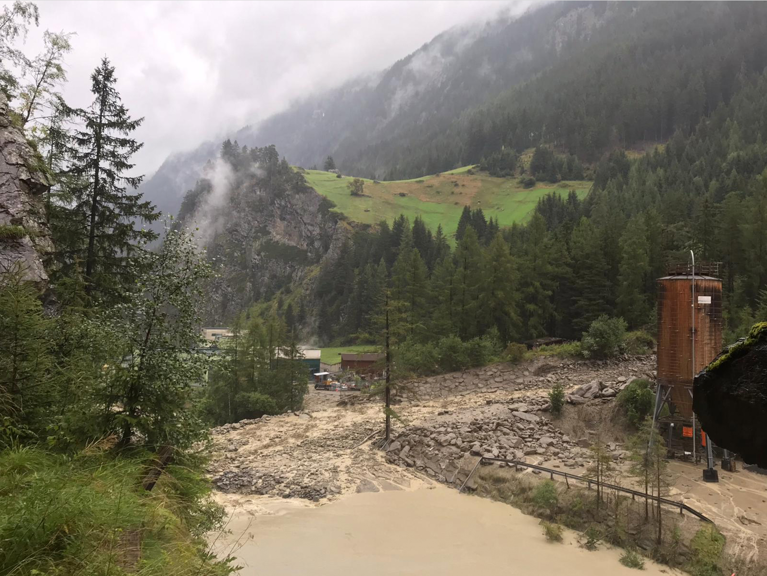 Murenabgang in Sölden. Archivbild
