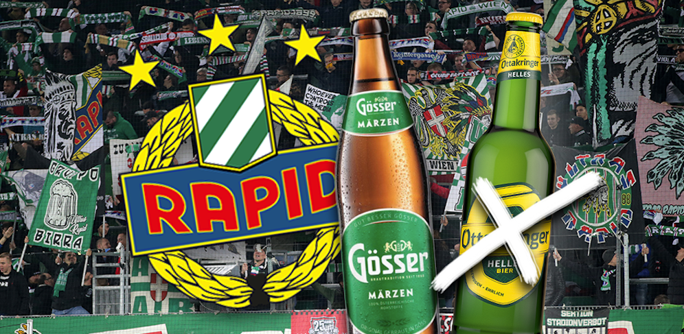 Rapid trinkt künftig Gösser