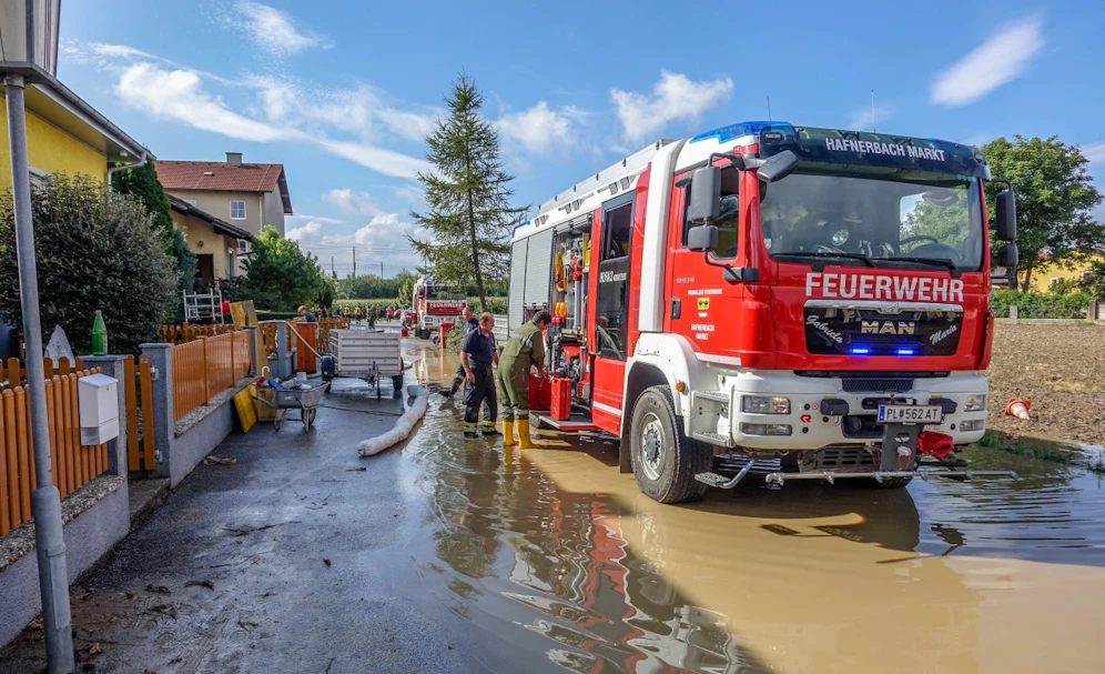 Aufräumen nach dem Unwetter
