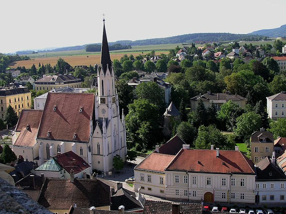 Schmierereien in der Stadt Melk