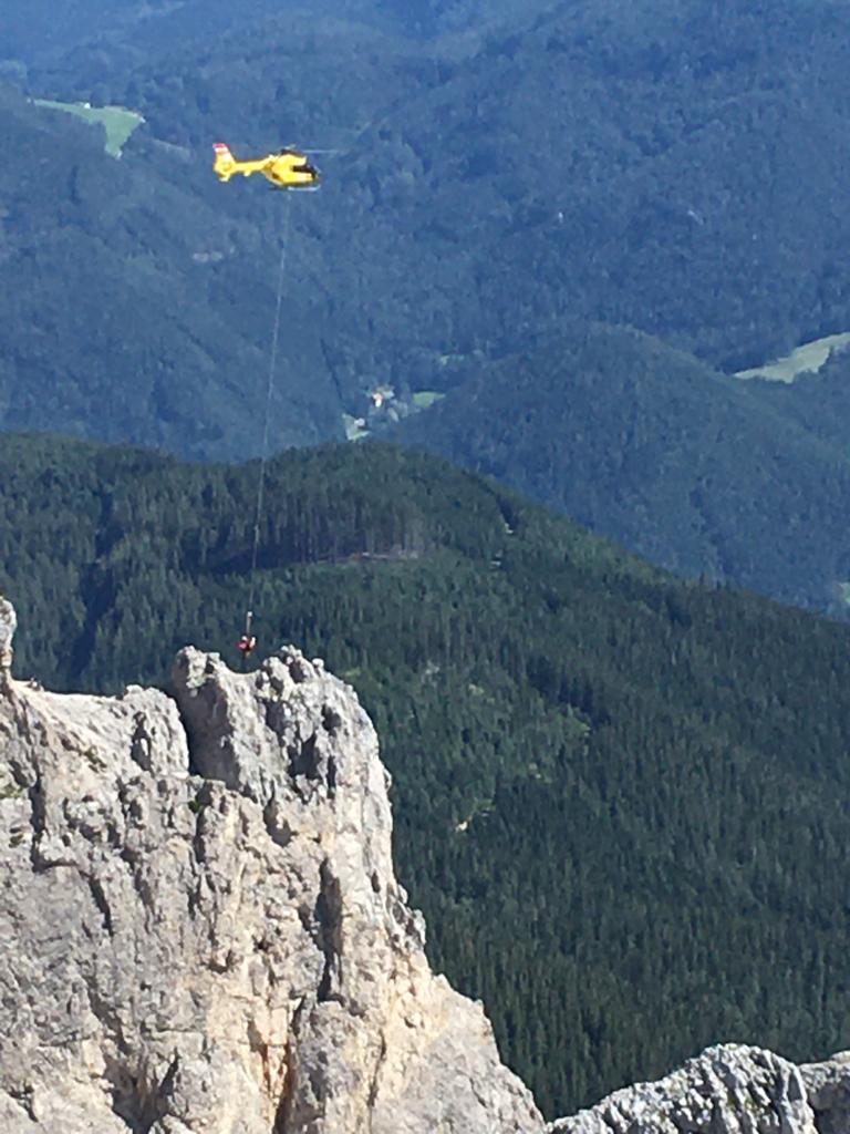 Rettung vom Holzknechtsteig