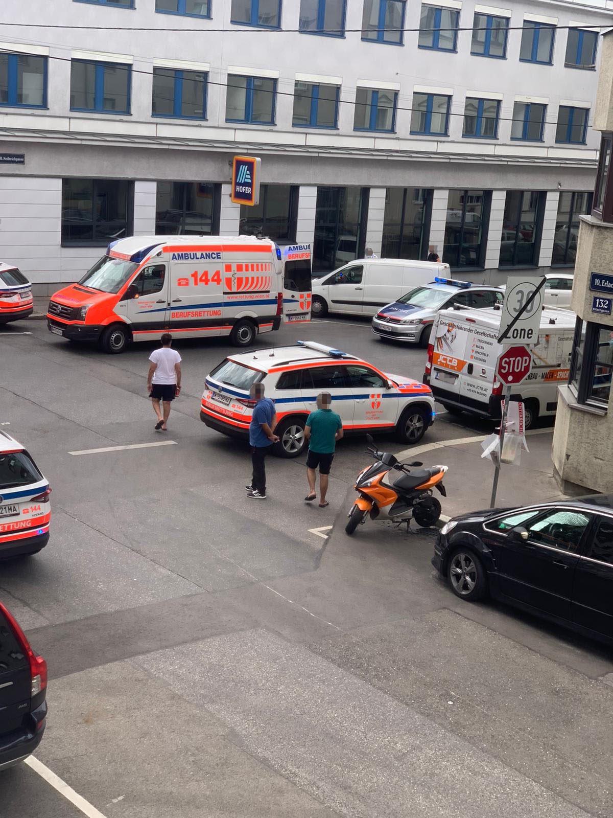 Die Rettung musste ausrücken.