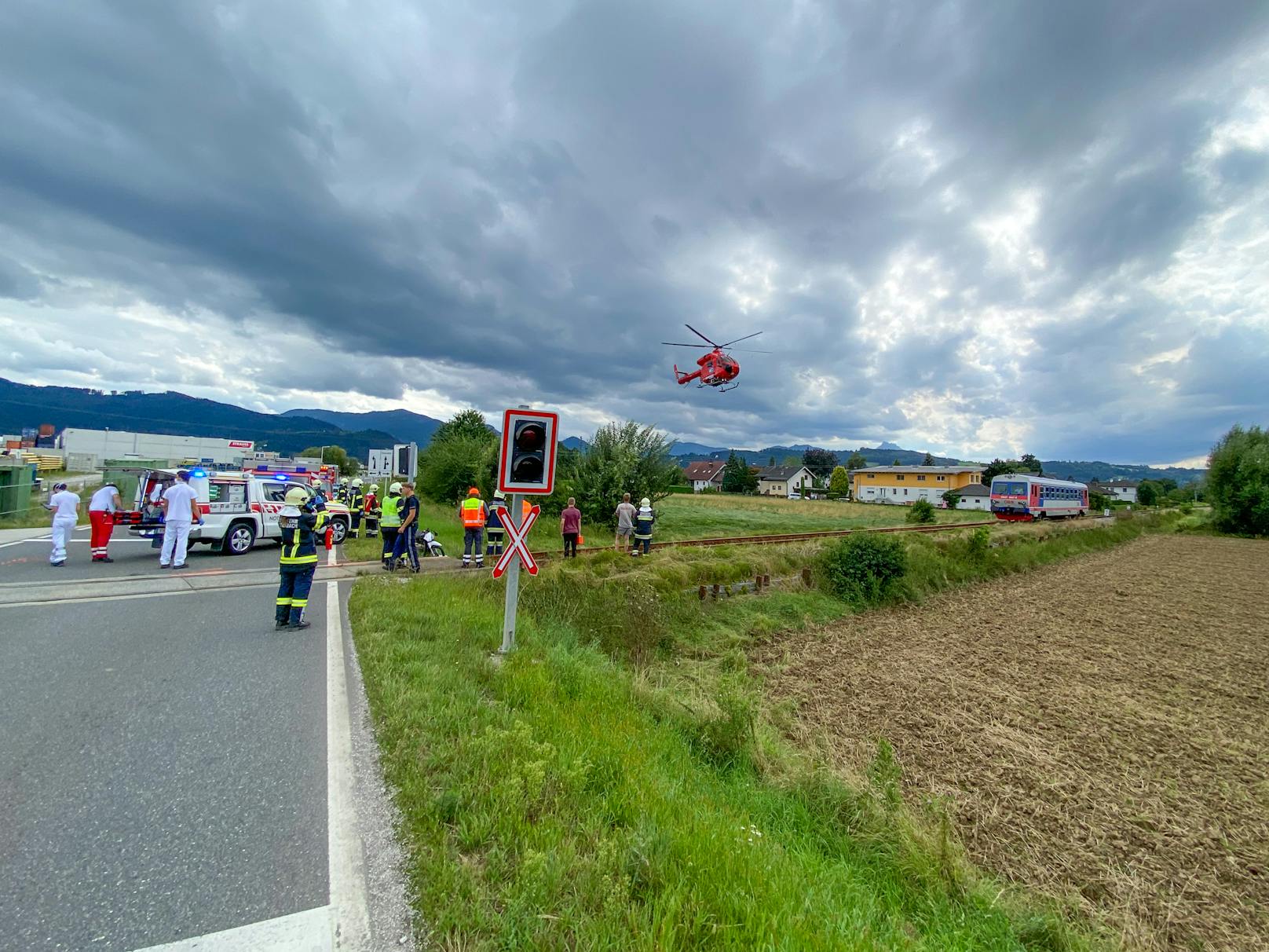 In Pettenbach (Bez. Kirchdorf a.d. Krems) kam es Montagnachmittag zum schweren Unfall. 