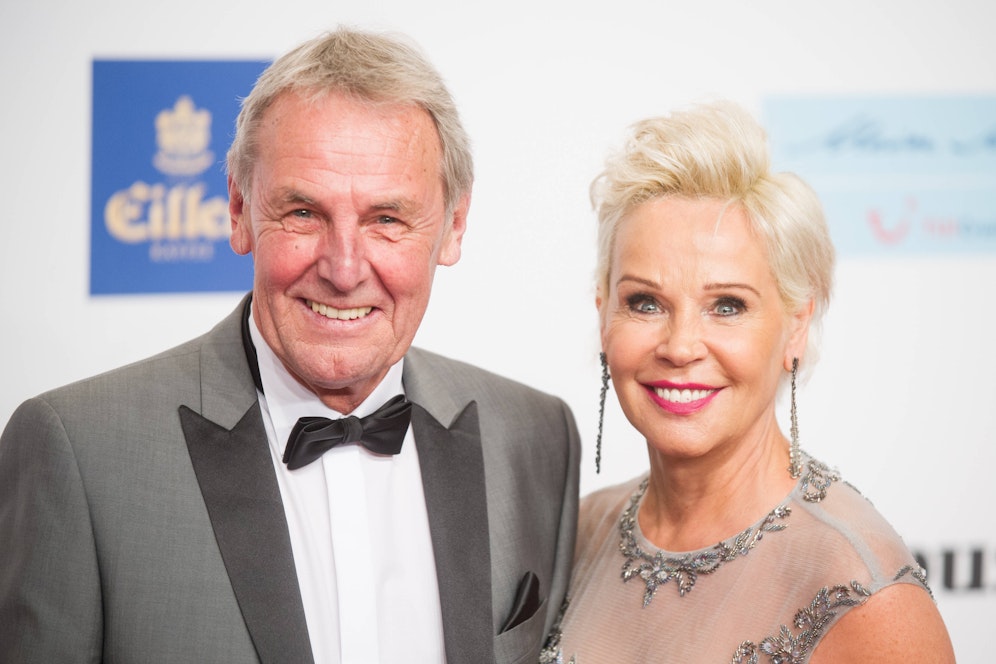 Jörg Wontorra und Freundin Susanne Bausch bei der Verleihung der Goldenen Kamera 2018 in Hamburg