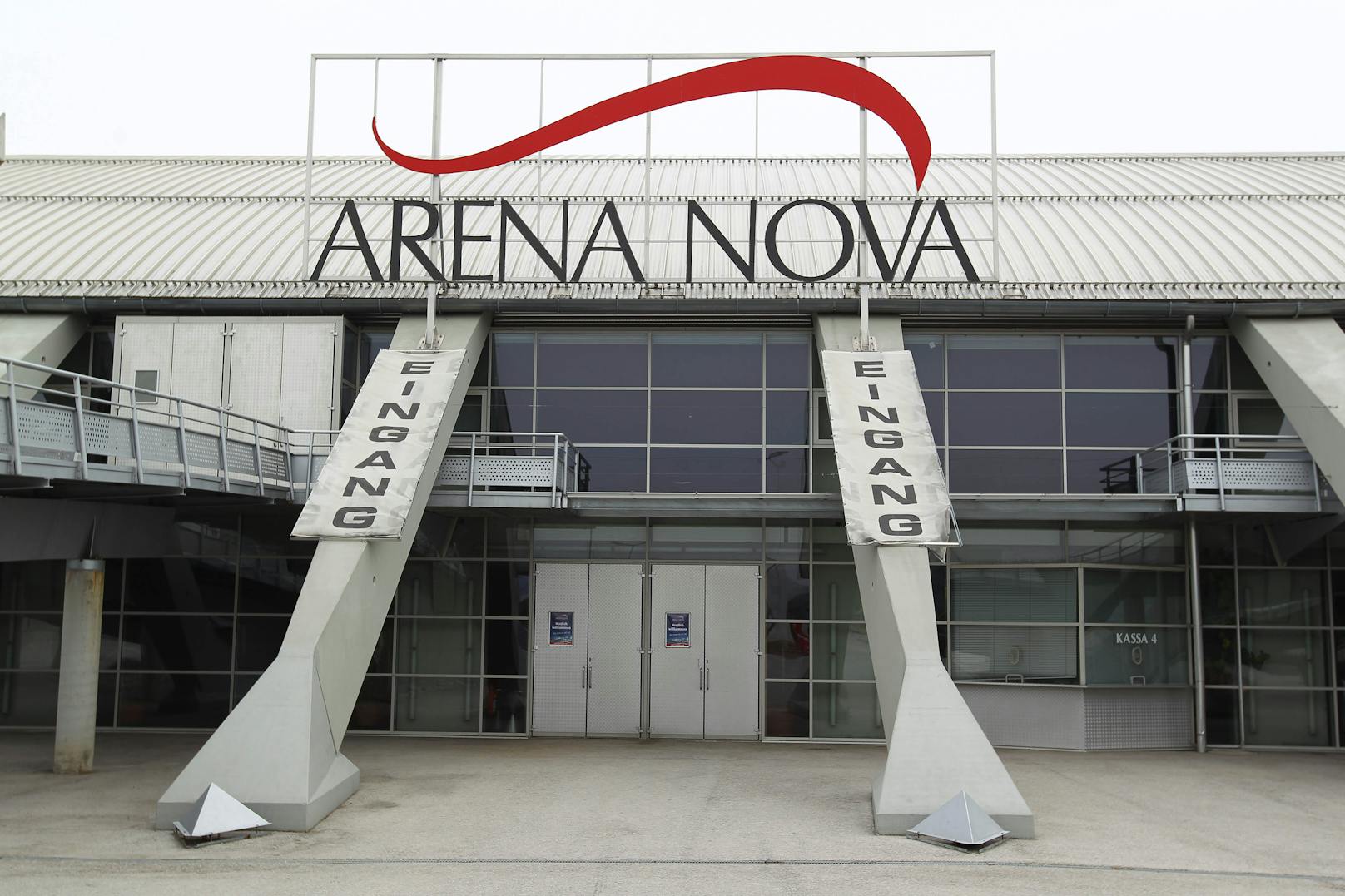Die Tests finden in der Arena Nova statt.